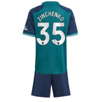Camiseta Arsenal Oleksandr Zinchenko #35 Tercera Equipación para niños 2023-24 manga corta (+ pantalones cortos)